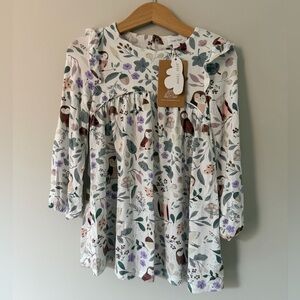 NWT Angel Dear Owls Dress & Leggings Set, 2T